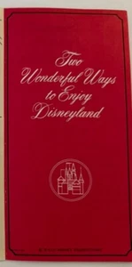 Brochure vintage 1966 I modi meravigliosi per godersi Disneyland Ephemera  - Foto 1 di 9