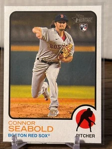Connor Seabold Phillies 2022 Topps Heritage Minor SP card #701 - Picture 1 of 2