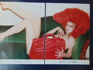 2012 MARC JACOBS RED LADY HANDBAG FASHION vintage art print ad - Picture 1 of 1