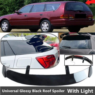Universal For 1992-1996 Toyota Camry Rear Roof Spoiler Modified Wing W/ Light Foto 1 de 4