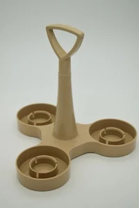 Vintage Ersatz Tupperware 757-2 Gewürz Servier Caddy Mandel - Bild 1 von 4