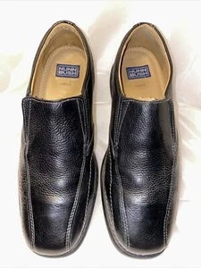 Nunn Bush Herren Freizeit Halbschuh Slipper Leder Größe 11M Schwarz *O - Bild 1 von 9