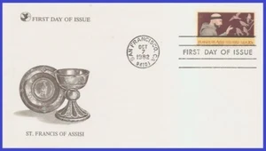 USA3 #2023 U/A READERS DIGEST FDC Francis of Assisi - Picture 1 of 1