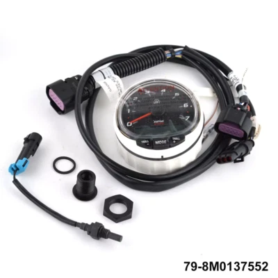 79-8M0137552 Tach Kit 7K Black for Mercury Quicksilver Tachometer Smart Odometer - Image 1 of 4