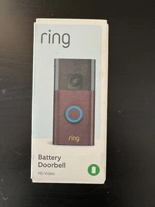 Brand New Ring Battery Doorbell Smart Wifi Video Doorbell - Venetian Bronze - Picture 1 of 3