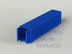 SW Replicas Scala HO 240-1302: CONTENITORE CARICO 40' - ENTRAMBE LE PORTE APERTE - BLU - Foto 1 di 1
