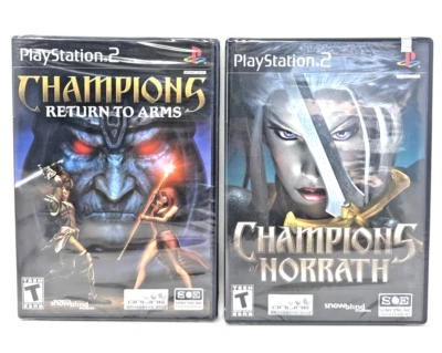 Champions of Norrath & Champions Return to arms Sony PlayStation 2 2004 SEALED - Image 1 of 4