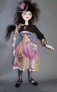 *NEW* CLOTH ART DOLL (CD PATTERN) "EVANGELYNE" BY PATTI MEDARIS CULEA - Picture 1 of 1