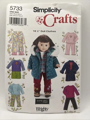 Simplicity & McCall's Sewing Patterns- Crafting, Doll Clothing, Bundle Of  10 - Image 1 of 4