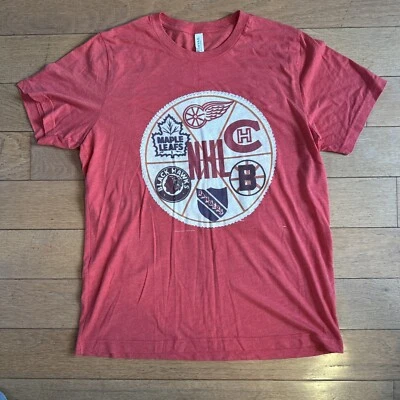 Men’s Original Six Nostalgic NHL T Shirt Large - Image 1 of 4