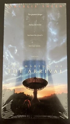 The Making Of The Arrival (1996) VHS PROMO- Charlie Sheen  New Sealed - Image 1 of 3