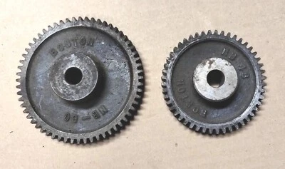 Juego de 2 piezas Involute máquina torno cambio engranajes 48 y 60 dientes diente 1/2" agujero Foto 1 de 4