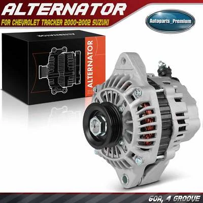 Alternador para Chevrolet Tracker 2000-2002 Suzuki Vitara 1999-2002 1,6 L 60A CW Foto 1 de 4