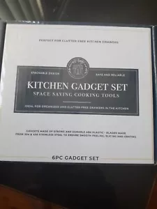 NELE Home Kitchen Gadgets Set 6 Pieces, Space Saving Cooking Tools - Picture 1 of 8