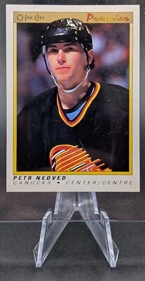 PETR NEDVED 1991-92 O-PEE-CHEE PREMIER #81 – VANCOUVER - RC - FRESH PULL MINT! - Image 1 of 2