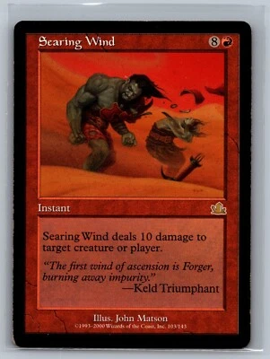 Magic The Gathering Prophecy Searing Wind #103/143 MTG TCG CCG - Image 1 of 2