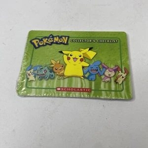 Pokémon Nintendo 2007 Sammler Checkliste Scholastic Figcards Fig Karten Neu - Bild 1 von 3
