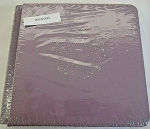 Funda estampada de estrella adornada púrpura Creative Memories Scrapbooking 7""x7 - Imagen 1 de 1