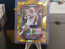 2023 Panini Prizm Draft Picks - Gold Ice Prizm #157 Dalton Kincaid (RC)