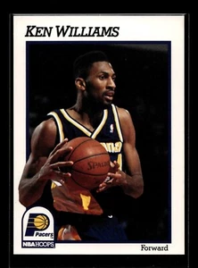 1991-92 NBA Hoops #374 Kenny Williams (EX)(BSK) - Picture 1 of 2