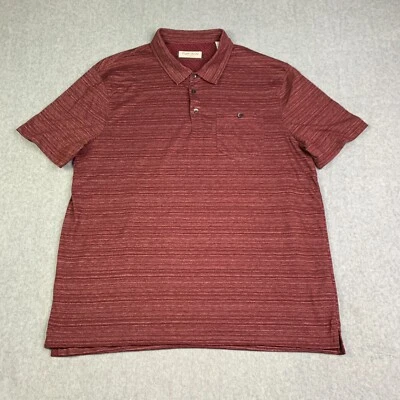 Camisa Polo Inglés Lavandería Adulto XL Brezo Granate Rojo Bolsillo Rugby Informal Para Hombres Foto 1 de 4