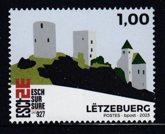 Sello LUXEMBURGO Esch-sur-Sûre MNH Foto 1 de 1