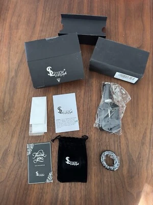 Smarter Lifestyle Bracelet Magnetic Therapy Unisex Black Metal - Image 1 of 4