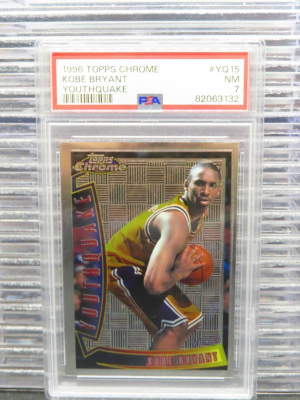 1996-97 Topps Chrome Kobe Bryant Youthquake Rookie RC #YQ15 PSA 7 NM Lakers