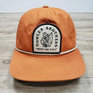 Howler Brothers Hat Cap Snap Back Patch Heed The Call Surf Cowboy Retro Mens - Picture 1 of 8