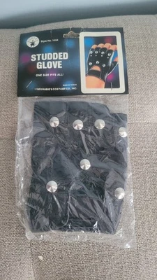 Vintage 1991 Rubie’s Studded Glove One Size Fits All – Rocker Punk Costume... - Image 1 of 2
