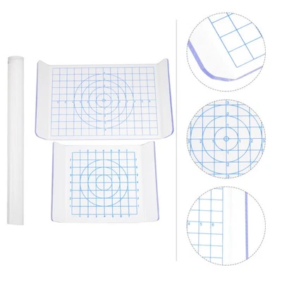  3 Pcs Clay Rolling Pin Set Cutting Tools Polymer Acrylic Board for - Bild 1 von 4