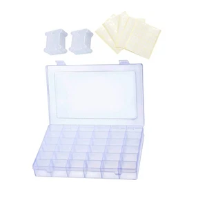 Winding Board Storage Box Embroidery Organizer Set Organiser Thread - Picture 1 of 12