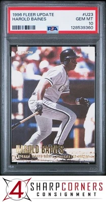 1996 FLEER UPDATE #U23 HAROLD BAINES HOF PSA 10 - Image 1 of 3