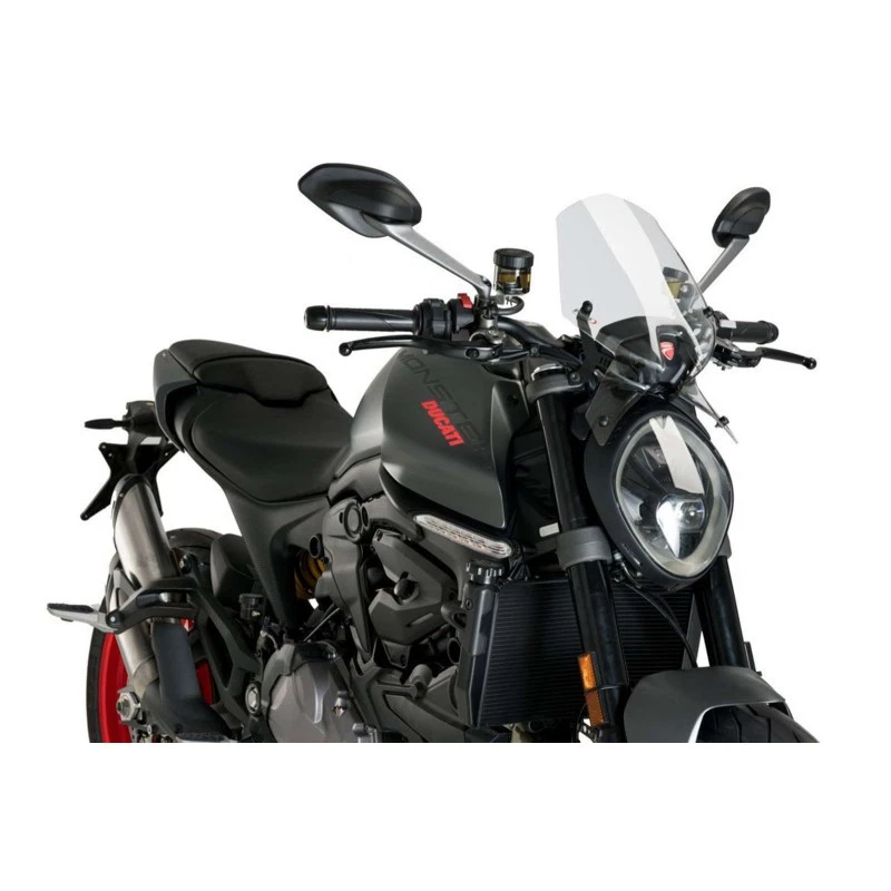 CUPOLINO NAKED SPORT PUIG PER DUCATI MONSTER 937 PLUS 2024 > 2025 TRASPARENTE - Immagine 1 di 1