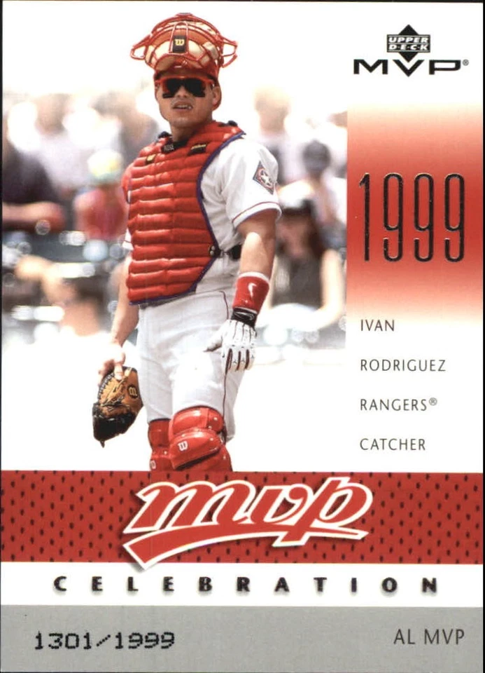 2003 Upper Deck MVP Celebration #12 Ivan Rodriguez MVP/1998 - NM-MT - Image 1 of 2
