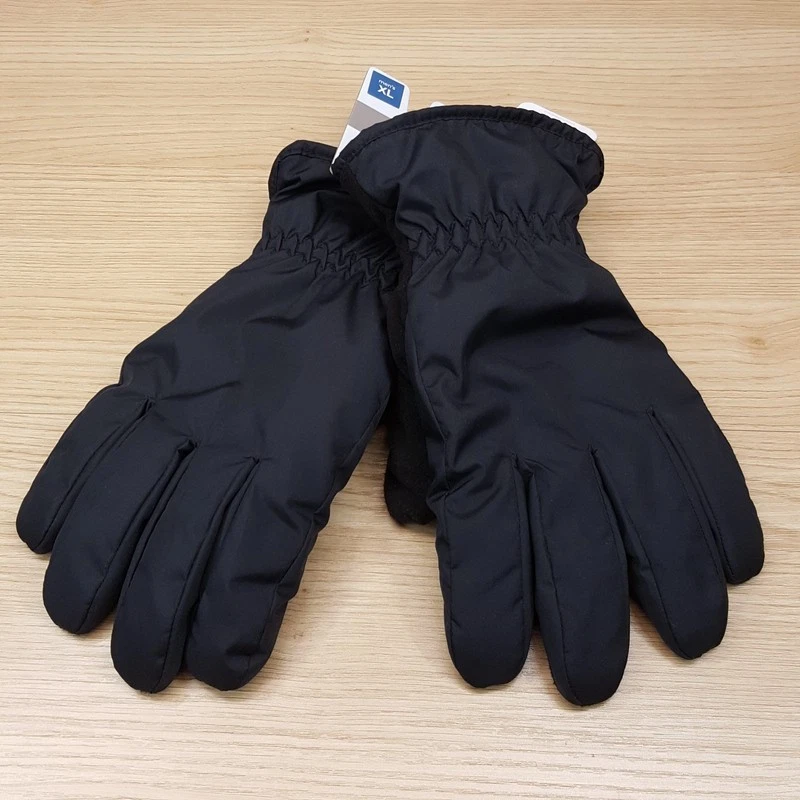 Isotoner Signature Eco Comfort Sleek Heat Smart Touch Black Gloves XL