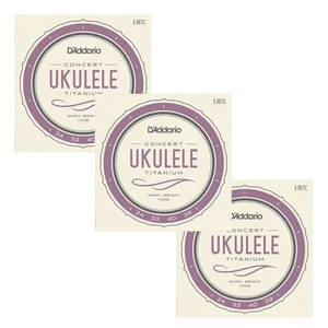 D'Addario Ukulele Strings 3 Sets Titanium Concert EJ87C - Picture 1 of 5