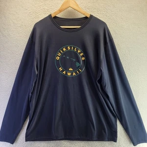 Quicksilver Sun Surf Kompressionsshirt Herren 2XL XXL Schwarz Hawaii Langarm Schwimmen - Bild 1 von 15