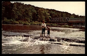 Postkarte Grand River Szene - Ashtabula County - Bild 1 von 2