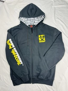 RARE Retired MUTANT BORN HARDCORE Graffiti Zip-Up Hoodie Official Merch Size L - Bild 1 von 6