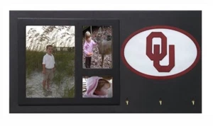 University of Oklahoma OU 10x18” Black Key Holder & Picture Frame - Picture 1 of 1