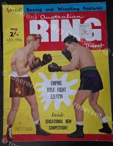 1956 the Australian Ring Magazine - Boxing & Wrestling Vol 3 No 1 - Picture 1 of 4