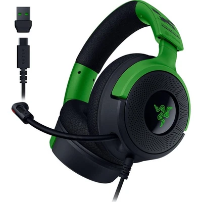 Razer Kraken V4 X Minecraft Edition - Wired USB PC Gaming Headset (TriForce 40mm - Image 1 of 4