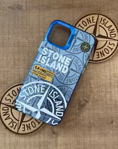 Coque Trend Stone Island Bleu iPhone 13 | Livraison Offerte - Photo 1/5