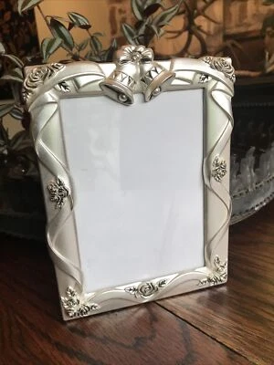 Vintage Godinger Silver Plated Satin Finish 100 4"x 6" Wedding Gift Photo Album - Image 1 of 4