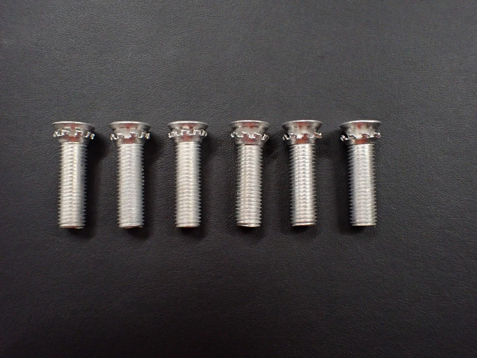 Buick LeSabre Invicta Electra 225 1960 juego de 6 pernos de golpe de puerta nuevos 60 Foto 1 de 4