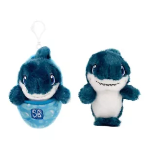 Swaddle Babies Plush Shark Keychain 4.5” - Soft Clip-On Stuffed Toy for Bags - Picture 1 of 1