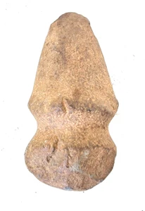 Antiker Stein Axtkopf primitiv Handwerkzeug Indianer Artefakt Sammlerstück - Bild 1 von 8