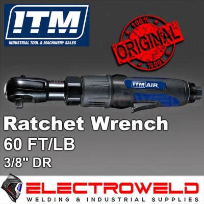 ITM Air Ratchet Wrench Pneumatic Spanner Socket 3/8" Drive Impact TM340-225 - image 1 of 2