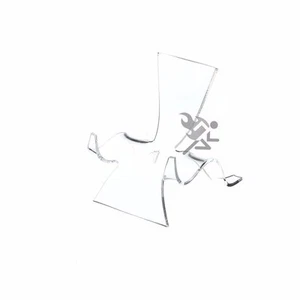 3-1/2" Clear Acrylic High Back Cradle Display Stand Easel w/ Deep Shelf Qty: 12 - Picture 1 of 2